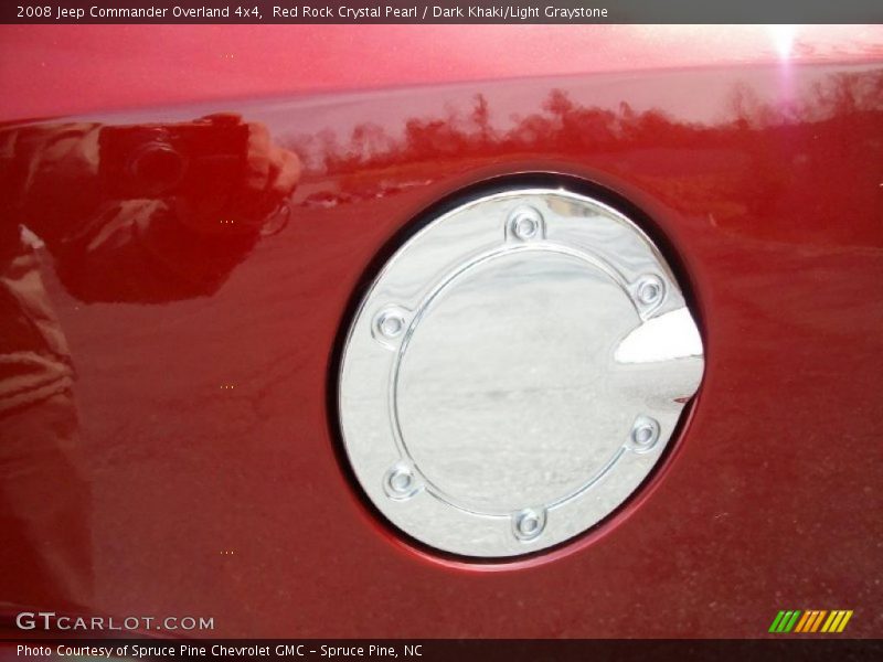 Red Rock Crystal Pearl / Dark Khaki/Light Graystone 2008 Jeep Commander Overland 4x4
