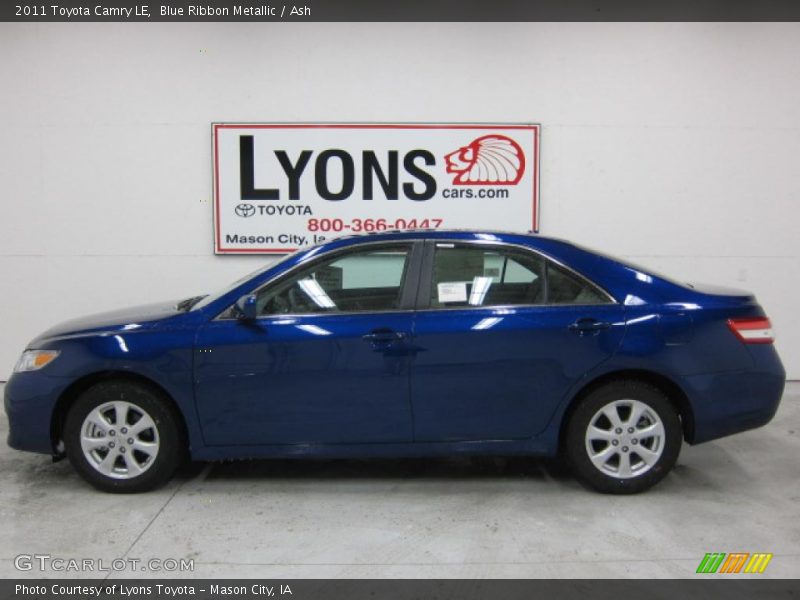 Blue Ribbon Metallic / Ash 2011 Toyota Camry LE