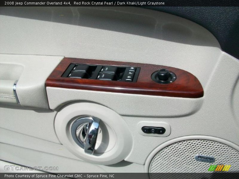 Red Rock Crystal Pearl / Dark Khaki/Light Graystone 2008 Jeep Commander Overland 4x4