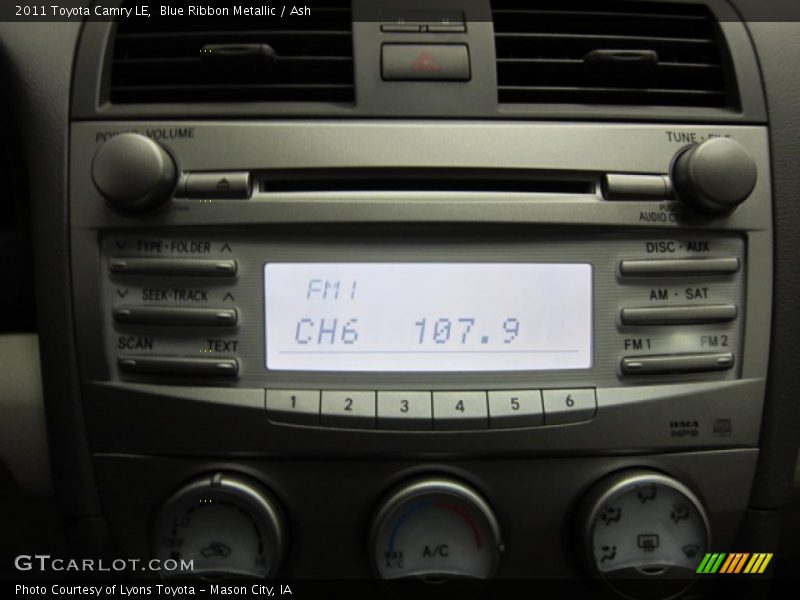 Blue Ribbon Metallic / Ash 2011 Toyota Camry LE