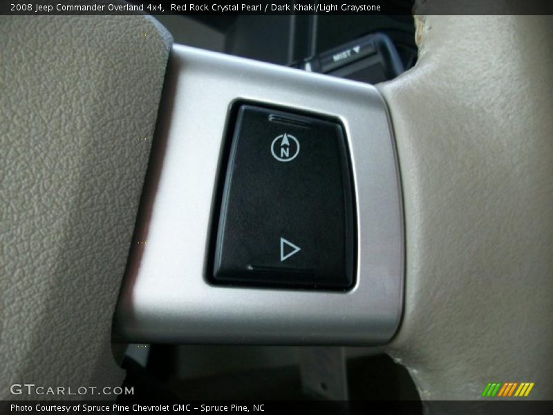 Red Rock Crystal Pearl / Dark Khaki/Light Graystone 2008 Jeep Commander Overland 4x4