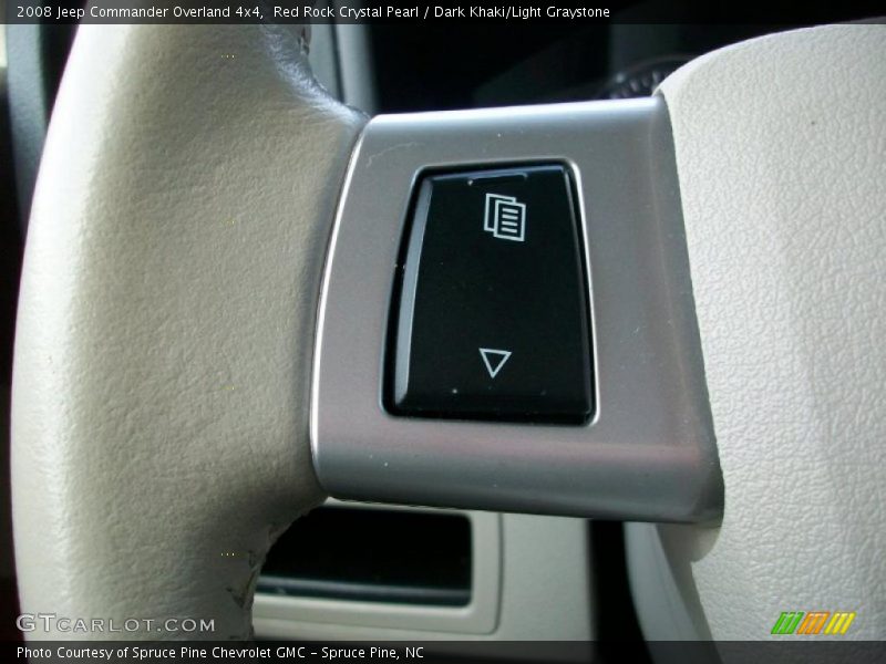 Red Rock Crystal Pearl / Dark Khaki/Light Graystone 2008 Jeep Commander Overland 4x4
