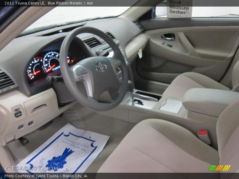 Blue Ribbon Metallic / Ash 2011 Toyota Camry LE