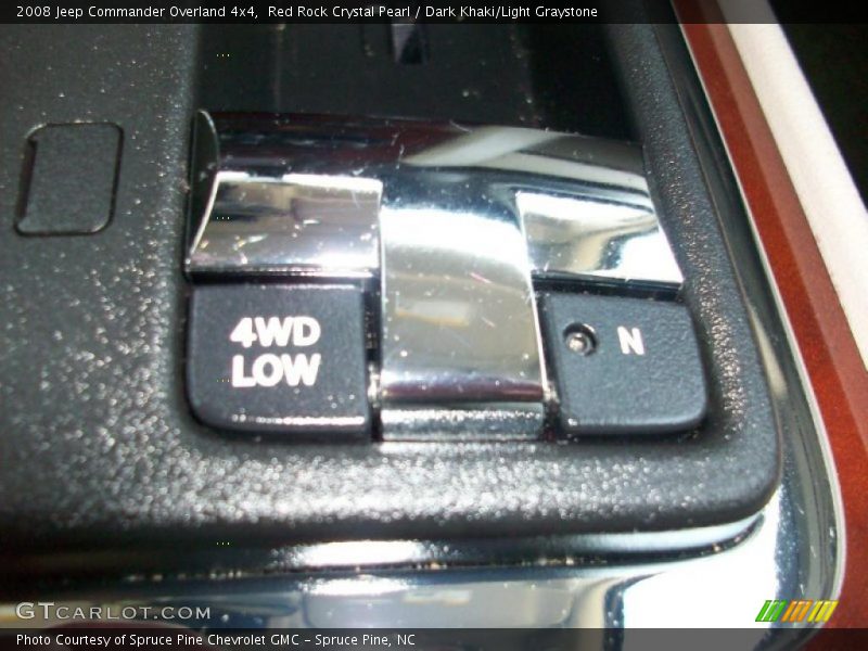 Red Rock Crystal Pearl / Dark Khaki/Light Graystone 2008 Jeep Commander Overland 4x4