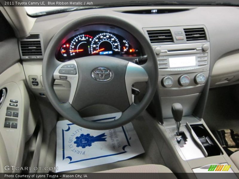 Blue Ribbon Metallic / Ash 2011 Toyota Camry LE
