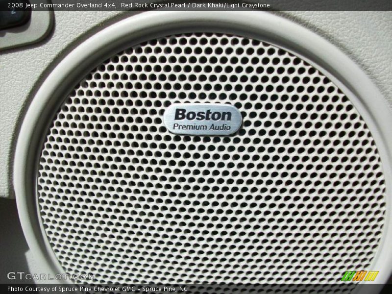 Red Rock Crystal Pearl / Dark Khaki/Light Graystone 2008 Jeep Commander Overland 4x4