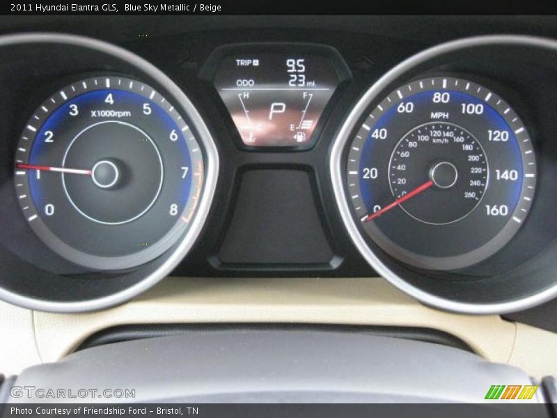  2011 Elantra GLS GLS Gauges
