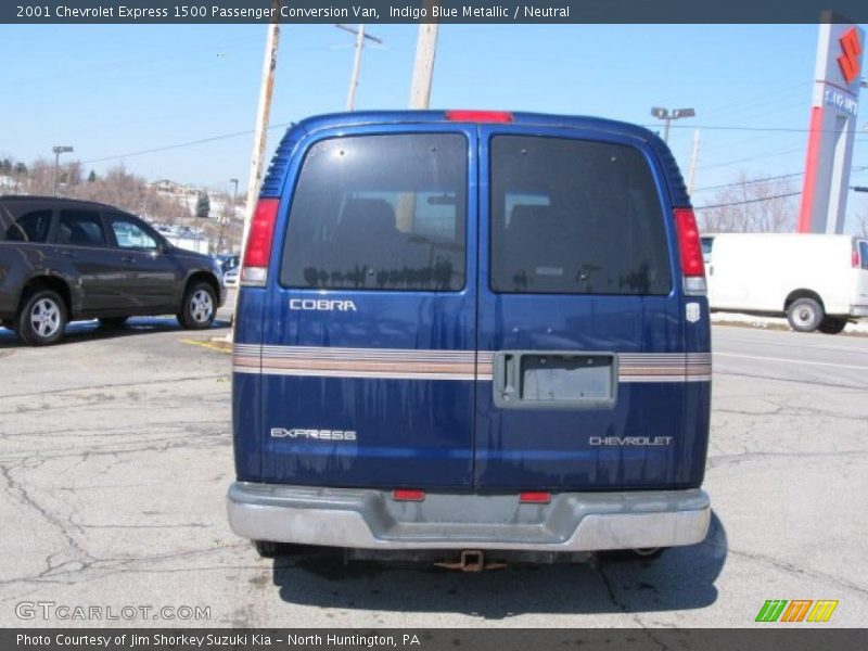 Indigo Blue Metallic / Neutral 2001 Chevrolet Express 1500 Passenger Conversion Van