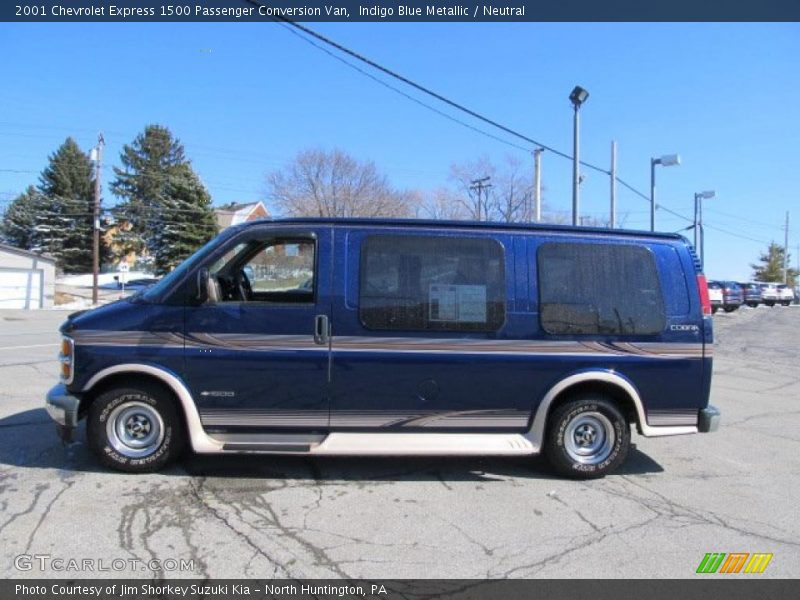  2001 Express 1500 Passenger Conversion Van Indigo Blue Metallic