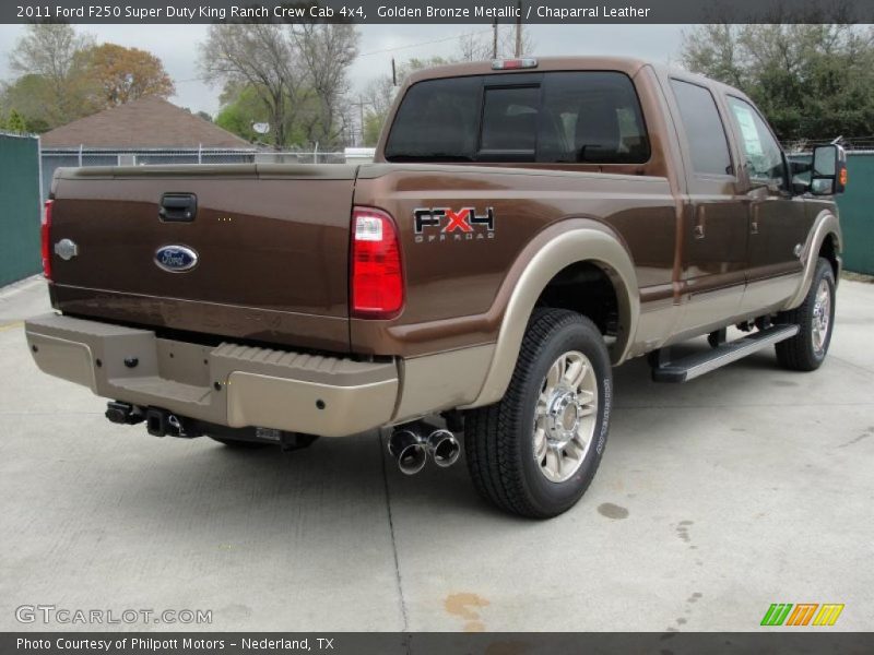  2011 F250 Super Duty King Ranch Crew Cab 4x4 Golden Bronze Metallic