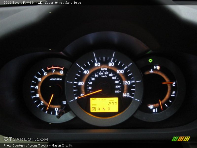  2011 RAV4 I4 4WD I4 4WD Gauges