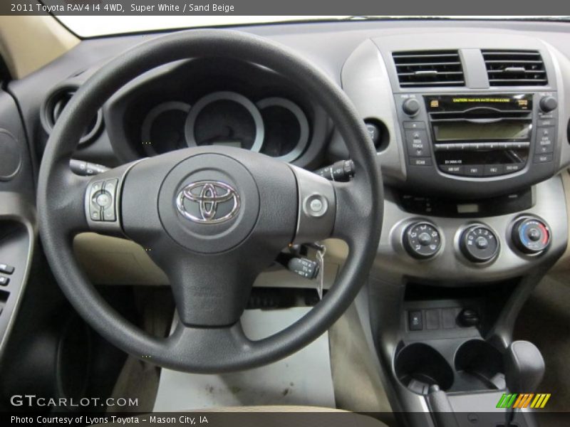 Dashboard of 2011 RAV4 I4 4WD