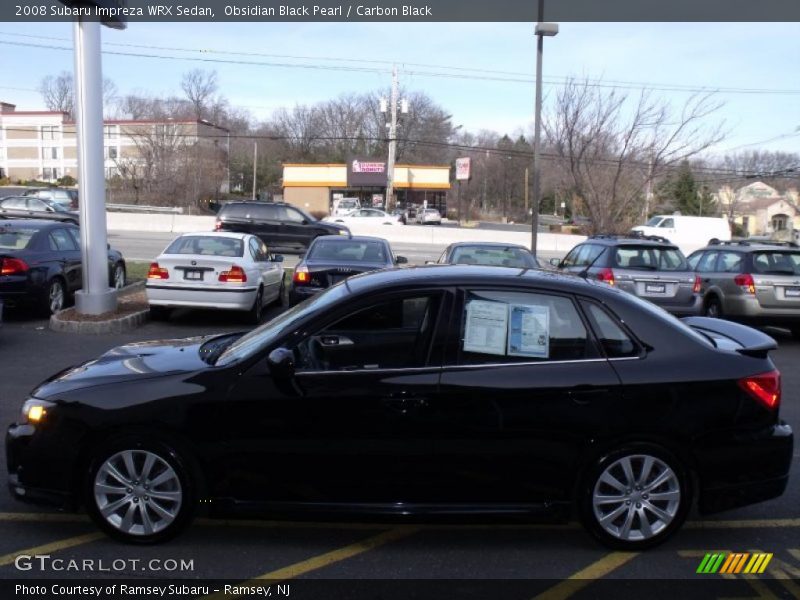 Obsidian Black Pearl / Carbon Black 2008 Subaru Impreza WRX Sedan