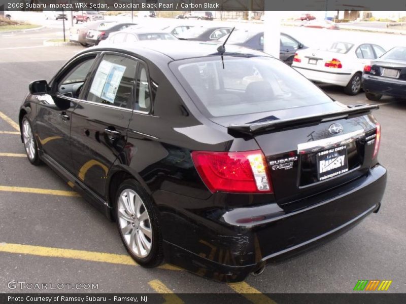 Obsidian Black Pearl / Carbon Black 2008 Subaru Impreza WRX Sedan