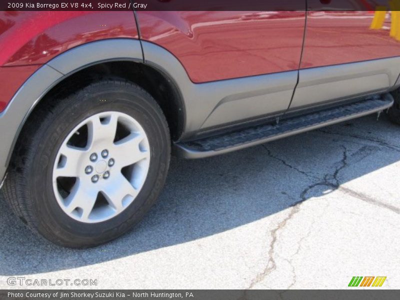 Spicy Red / Gray 2009 Kia Borrego EX V8 4x4