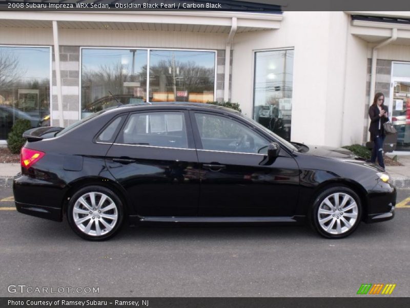 Obsidian Black Pearl / Carbon Black 2008 Subaru Impreza WRX Sedan