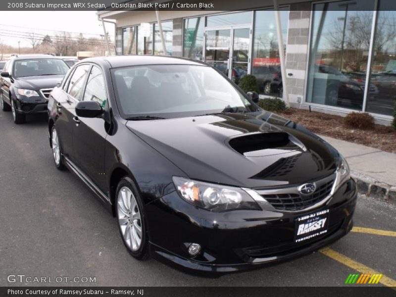 Obsidian Black Pearl / Carbon Black 2008 Subaru Impreza WRX Sedan