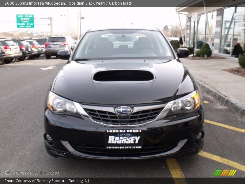 Obsidian Black Pearl / Carbon Black 2008 Subaru Impreza WRX Sedan