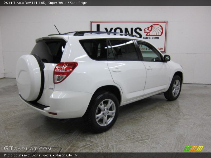 Super White / Sand Beige 2011 Toyota RAV4 I4 4WD