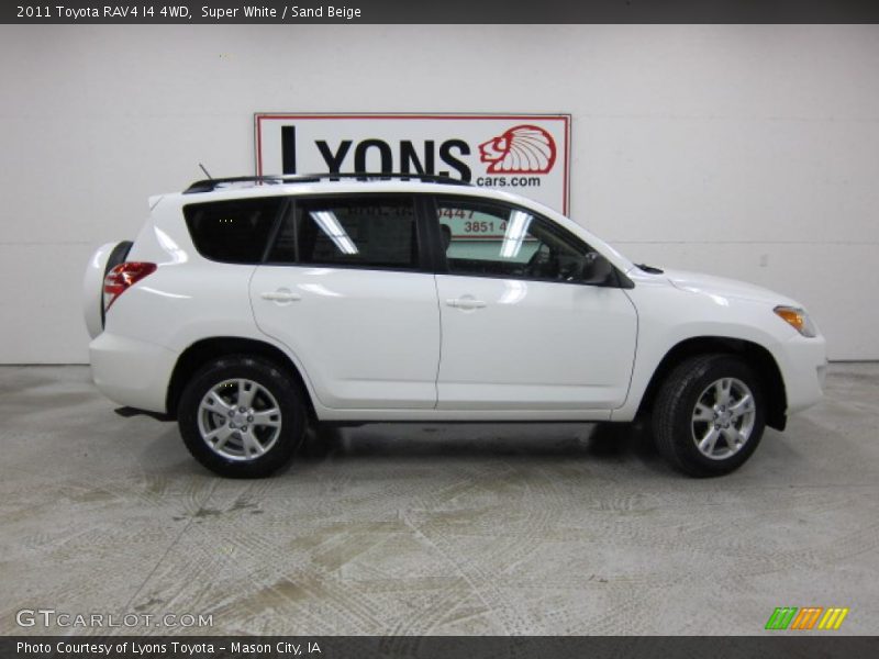 Super White / Sand Beige 2011 Toyota RAV4 I4 4WD