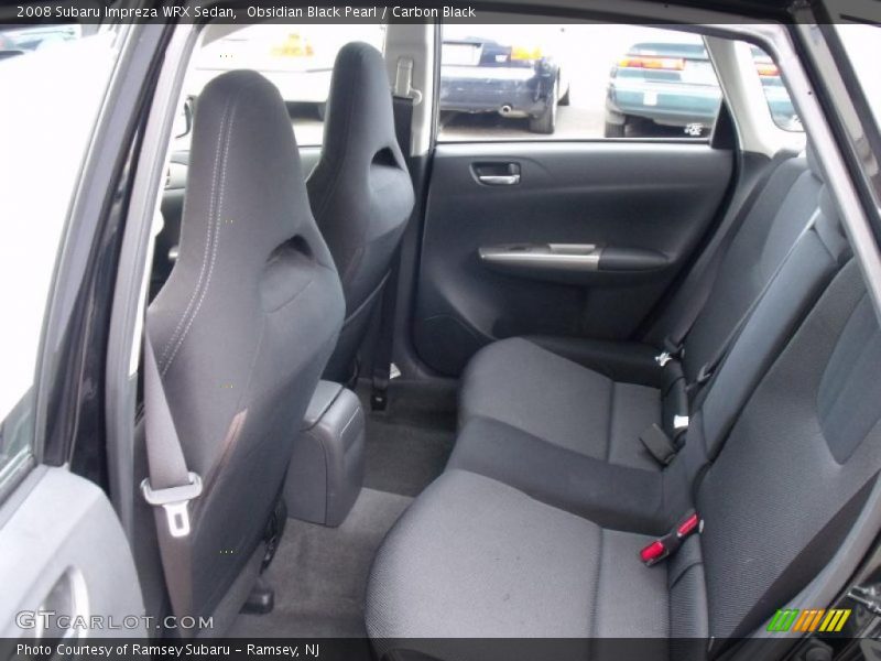  2008 Impreza WRX Sedan Carbon Black Interior