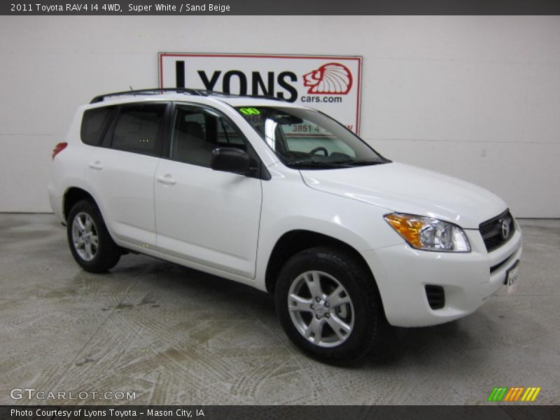 Super White / Sand Beige 2011 Toyota RAV4 I4 4WD