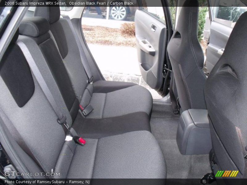  2008 Impreza WRX Sedan Carbon Black Interior