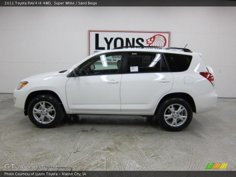 Super White / Sand Beige 2011 Toyota RAV4 I4 4WD