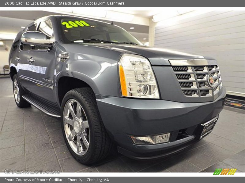 Stealth Gray / Cocoa/Light Cashmere 2008 Cadillac Escalade AWD