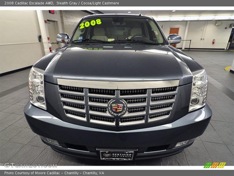 Stealth Gray / Cocoa/Light Cashmere 2008 Cadillac Escalade AWD
