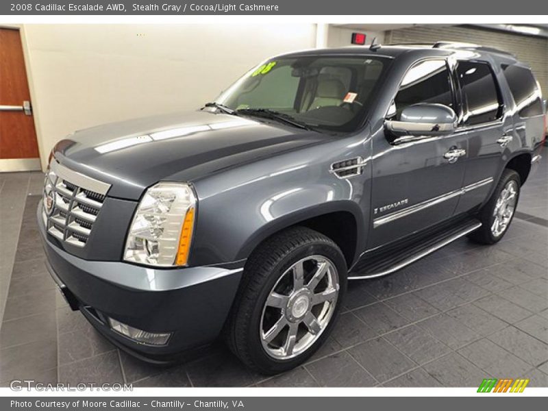 Stealth Gray / Cocoa/Light Cashmere 2008 Cadillac Escalade AWD