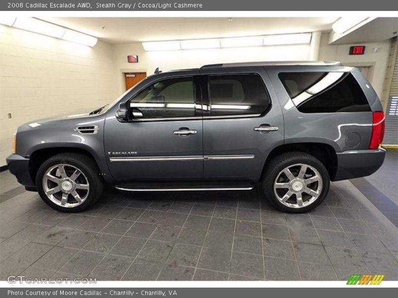 Stealth Gray / Cocoa/Light Cashmere 2008 Cadillac Escalade AWD