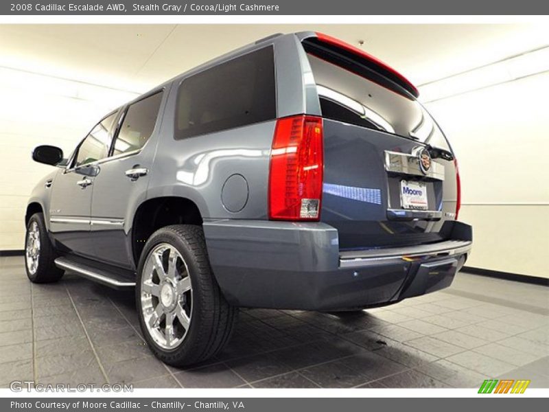 Stealth Gray / Cocoa/Light Cashmere 2008 Cadillac Escalade AWD