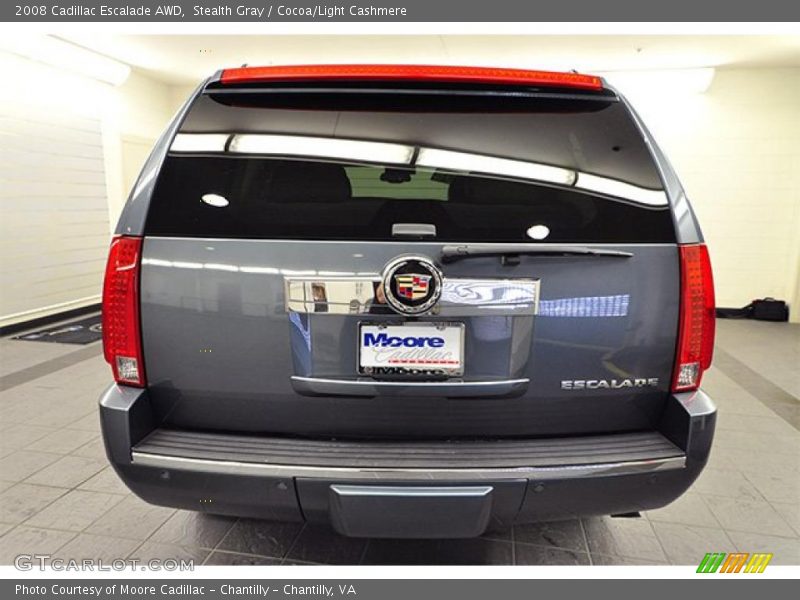 Stealth Gray / Cocoa/Light Cashmere 2008 Cadillac Escalade AWD