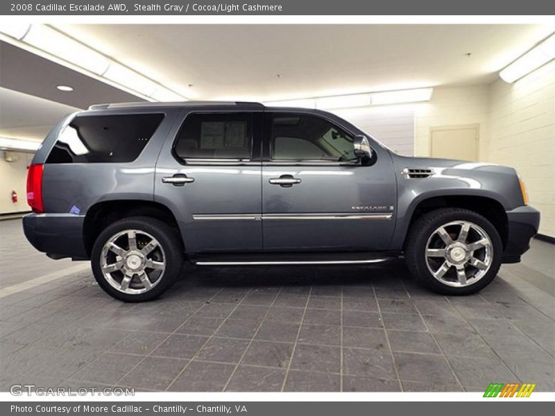 Stealth Gray / Cocoa/Light Cashmere 2008 Cadillac Escalade AWD