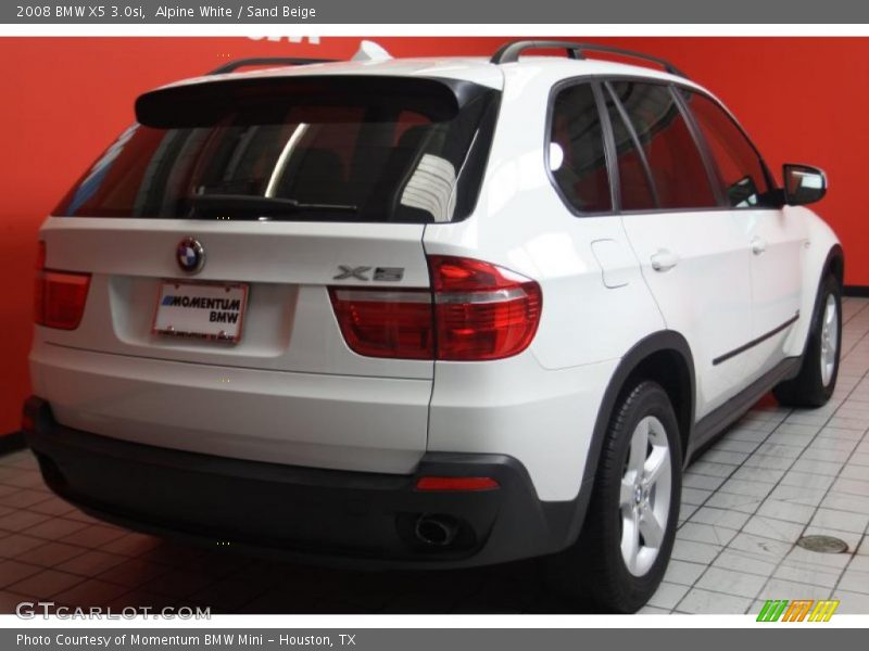 Alpine White / Sand Beige 2008 BMW X5 3.0si
