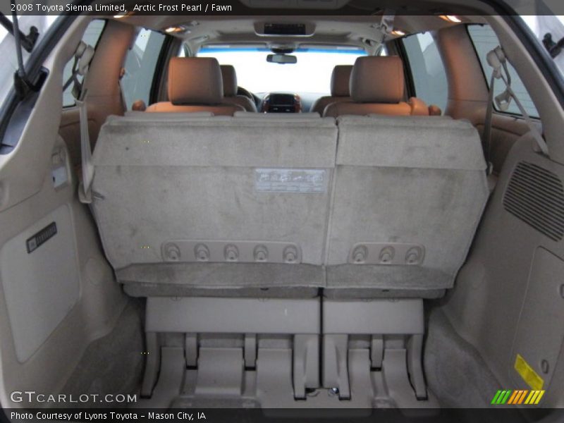 2008 Sienna Limited Trunk