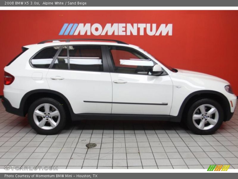 Alpine White / Sand Beige 2008 BMW X5 3.0si