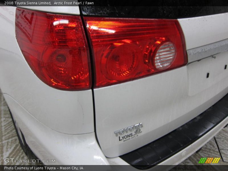 Arctic Frost Pearl / Fawn 2008 Toyota Sienna Limited