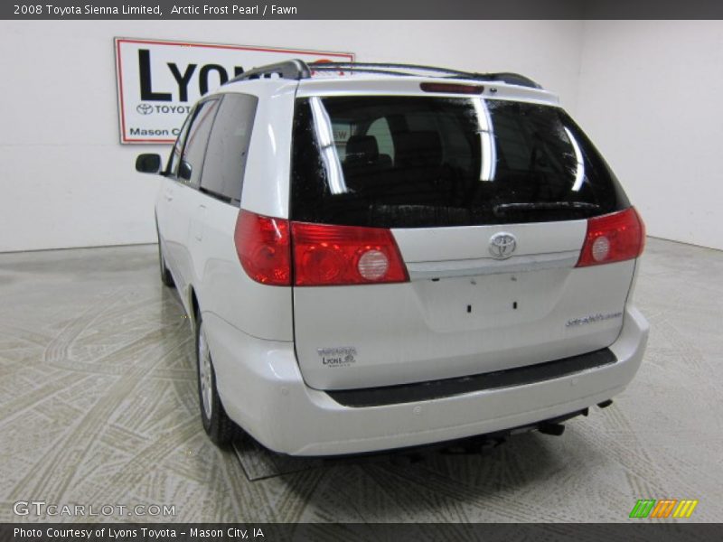 Arctic Frost Pearl / Fawn 2008 Toyota Sienna Limited