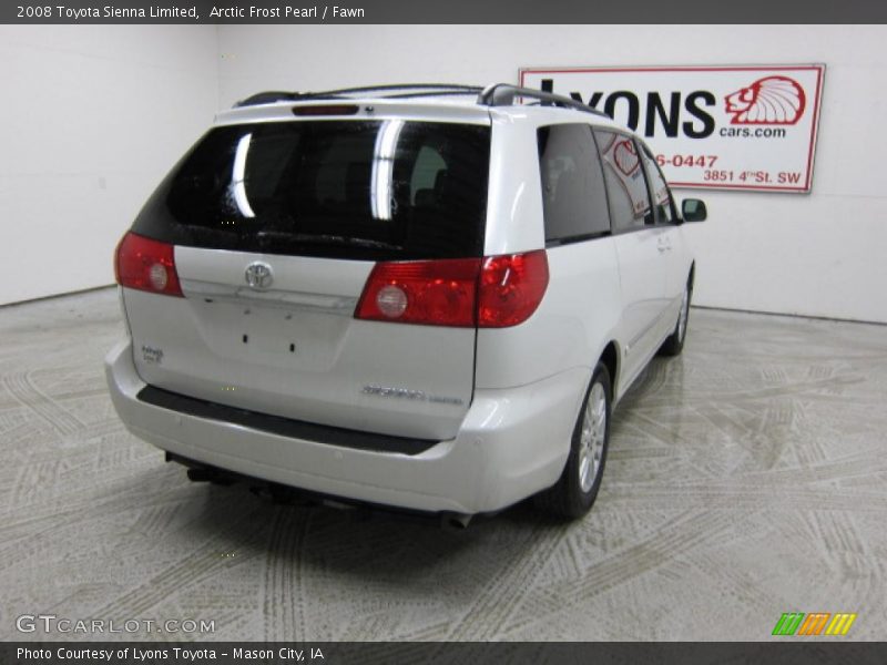 Arctic Frost Pearl / Fawn 2008 Toyota Sienna Limited