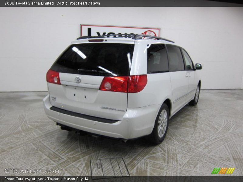 Arctic Frost Pearl / Fawn 2008 Toyota Sienna Limited