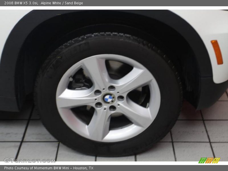 Alpine White / Sand Beige 2008 BMW X5 3.0si