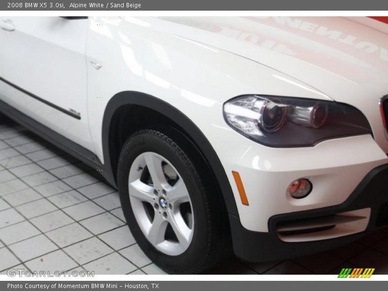 Alpine White / Sand Beige 2008 BMW X5 3.0si