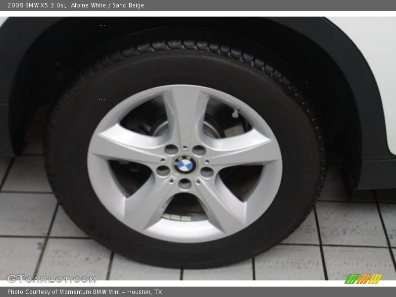 Alpine White / Sand Beige 2008 BMW X5 3.0si