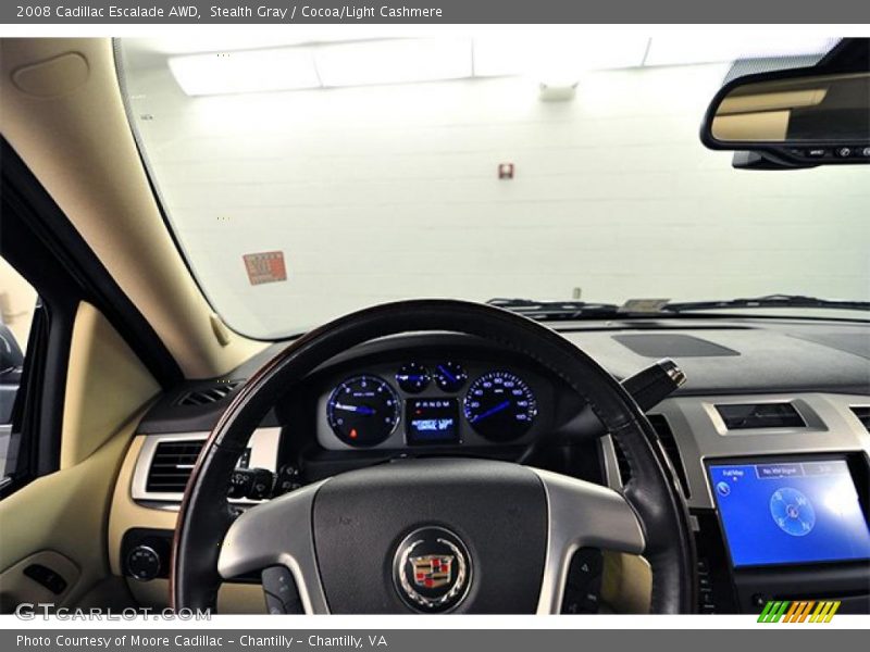 Stealth Gray / Cocoa/Light Cashmere 2008 Cadillac Escalade AWD