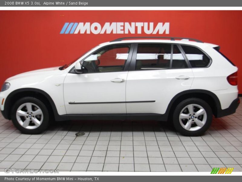 Alpine White / Sand Beige 2008 BMW X5 3.0si