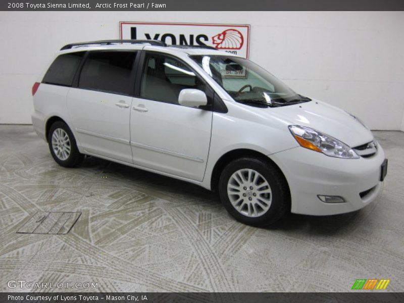 Arctic Frost Pearl / Fawn 2008 Toyota Sienna Limited