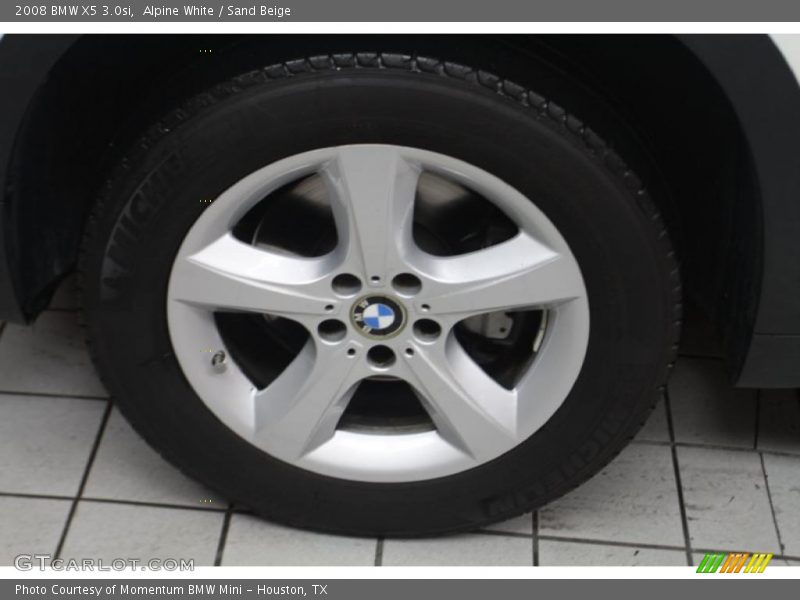 Alpine White / Sand Beige 2008 BMW X5 3.0si