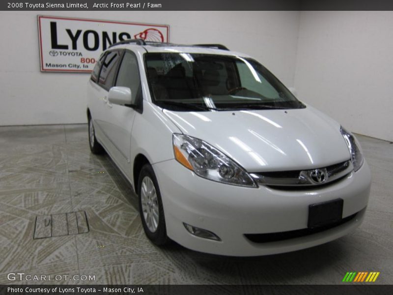Arctic Frost Pearl / Fawn 2008 Toyota Sienna Limited